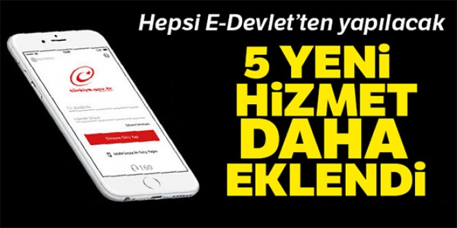 HEPSİ E-DEVLET'TEN YAPILACAK