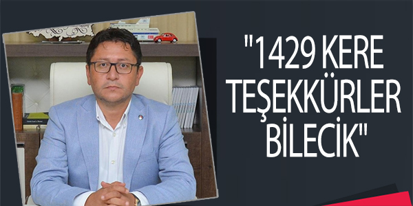 "1429 KERE TEŞEKKÜRLER BİLECİK"