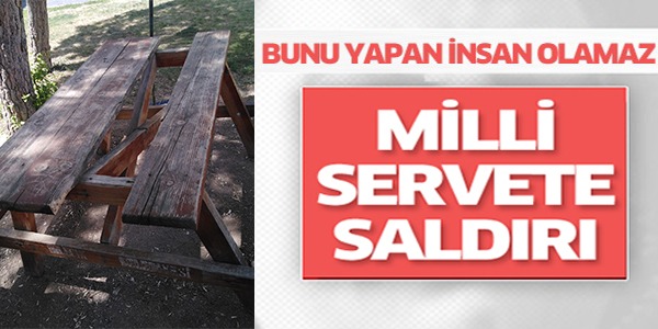 MİLLİ SERVETE SALDIRI