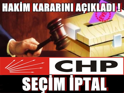 SEÇİM İPTAL EDİLDİ !