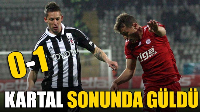Beşiktaş sonunda güldü : 0-1