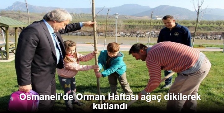 OSMANELİ'DE OERMAN HAFTASI FİDAN DİKİLEREK KUTLANDI
