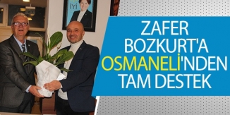 ZAFER BOZKURT'A OSMANELİ'DEN TAM DESTEK