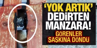 'YOK ARTIK' DEDİRTEN MANZARA!
